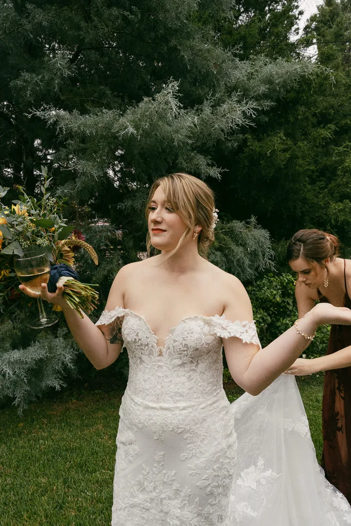 emotive documentary style wedding photo portraits of couple and family