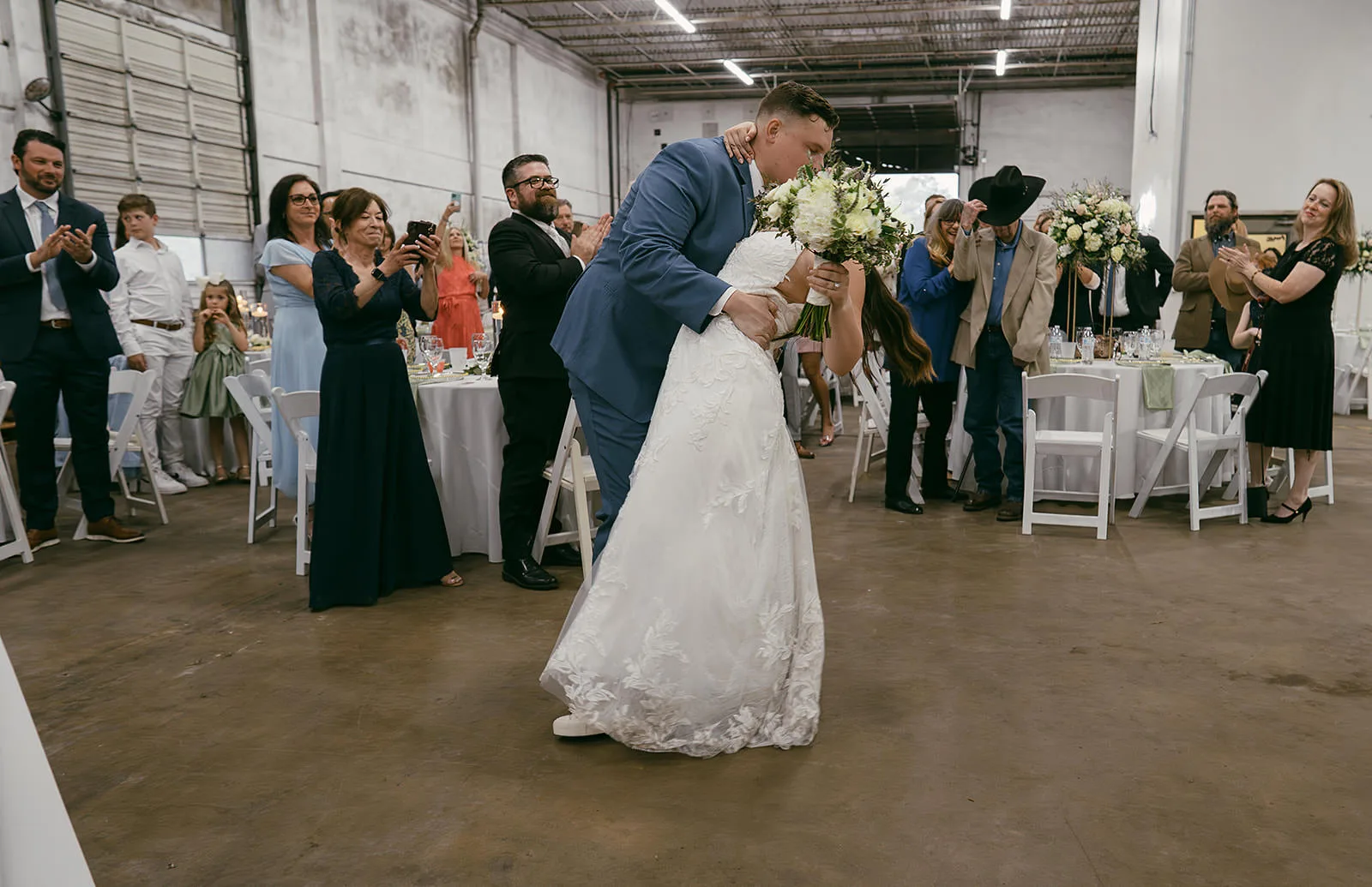 Wedding Reception Photographs at Tahwahkaro Distilling Co. in Palestine Texas